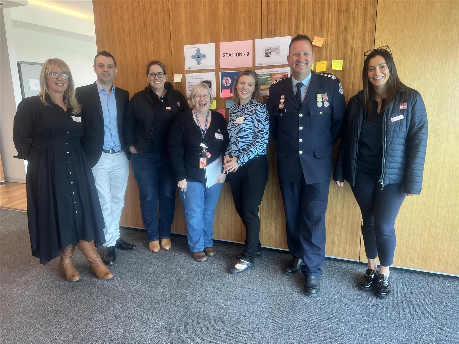 Some of our 2024 CFA graduates and sponsors